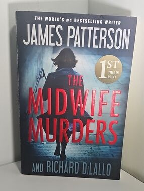 James Patterson "The Midwife Murders" Paperback - Blue Cover with Red Title